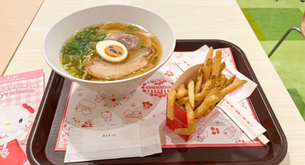 ピューロランドのラーメン